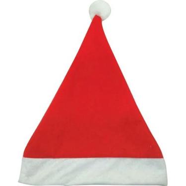 Imagem de Gorro Feltro Papai Noel Kit 5 - Generic