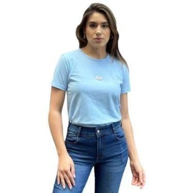 Imagem de Camiseta Feminina Básica Logo Placa Pequeno Colcci-Feminino