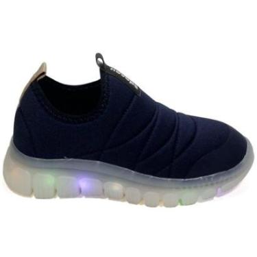Imagem de Tênis Infantil Novopé Têxtil Led Menino 99001013-1125-Masculino