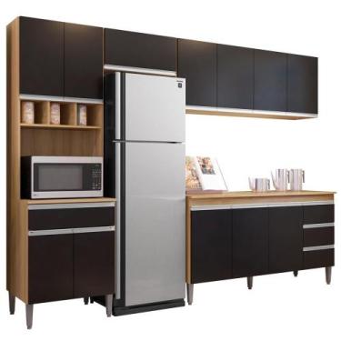 Imagem de Cozinha Modulada 12 Portas 4 Gavetas 280 cm Andreia REAJL Moveis, Amen