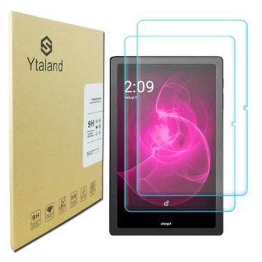 Imagem de Ytaland Protetor de tela de vidro para tablet T-Mobile Revvl Tab 5G 10,4 polegadas 2023 [pacote com 2] Capa de filme de vidro temperado antibolhas anti-impressão digital