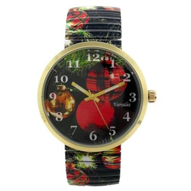 Imagem de Varsales Relógio feminino moderno de quartzo analógico com elástico elástico elegante, Ornamentos