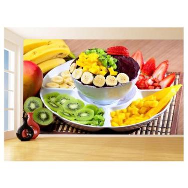 Imagem de Papel De Parede Alimentos Açai Na Tigela Fruta 3,5M Al446 - Você Decor