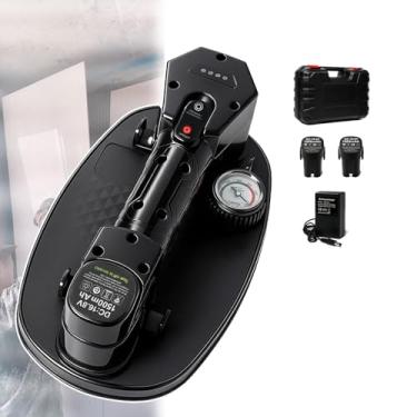 Imagem de KKSOUFX Vibrador De Azulejo Manual,Vibrador De Azulejo EléTrico,Ferramenta Para InstalaçãO De Azulejos,Vibrador De Piso AutomáTico,ManôMetro EletrôNico + FunçãO De Bomba Liga/Desliga AutomáTica