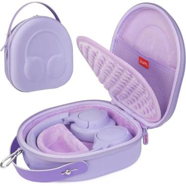 Imagem de ZUJFPL Capa rígida de EVA compatível com fones de ouvido sem fio JBL Tune 710BT / 720BT / 770NC e Sony WH-CH710N/WH-CH720N/WH-CH702N com cancelamento de ruído, bolsa de armazenamento protetora de