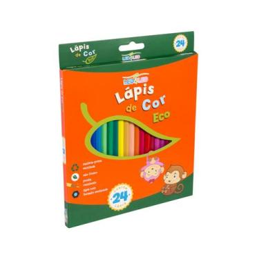 Imagem de Lápis de Cor Leonora Sextavado Ecológico 24 Cores, UNICA