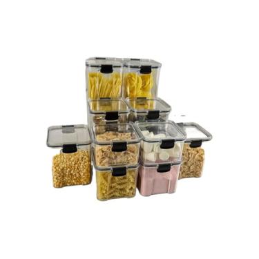 Imagem de Frasco Selado – Organizador Para Armazenamento De Alimentos(KIT 34-10 Potes)