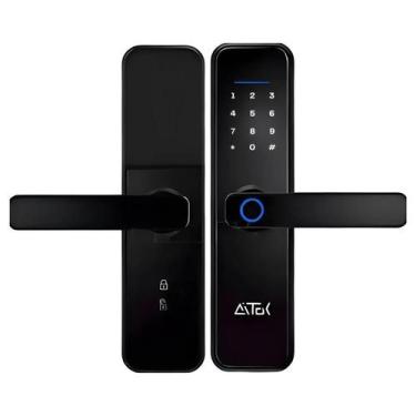Imagem de Fechadura Digital Preta Com Leitor Rfid - Aitek