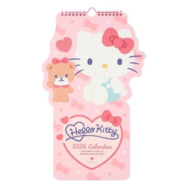 Imagem de Sanrio Calendário de parede 622800 Hello Kitty 2026 Calendário de parede de papel