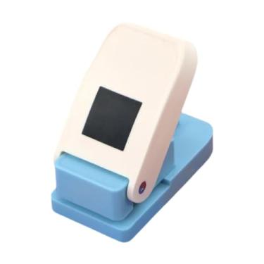 Imagem de KiBcsLic Perfurador de Papel Leve e Compacto para, Ideal para Scrapbook, Cadernos Infantis e Projetos Artesanais, Quadrado