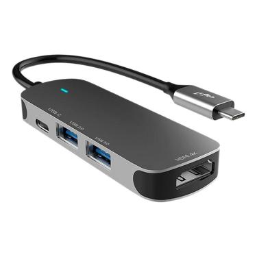 Imagem de Adaptador Elg Hub Usb 4 Em 1 Tipo-C 3.0 Hdmi - Hub41Hd