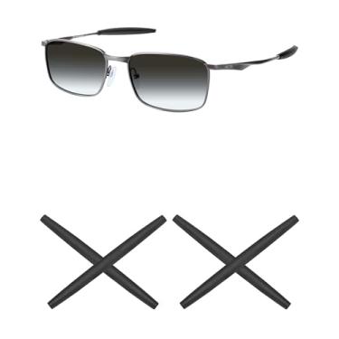 Imagem de Mryok 2 pares de meias de substituição para óculos de sol Oakley Wingfold/Wingfold EVS/Wingfold EVR - Preto e preto