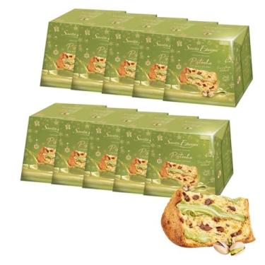 Imagem de Kit 10 Panetone Recheio Pistache Cremoso Santa Edwiges 500g