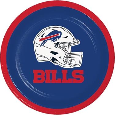 Imagem de Trendware Pratos de sobremesa Buffalo Bills, 48 unidades