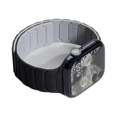 Imagem de Pulseira Ultra Magnética De Silicone Para Apple Watch Série 10 9 8 7 6