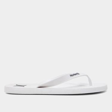 Imagem de Chinelo Hurley Flipflop Icon Masculino, Branco, 41/42