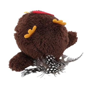 Imagem de Jiawu Brinquedo Interativo para Gatos e Pássaros, Design de Simulação Realista, Jogo Elétrico para Brincadeiras Envolventes, Uso Interno e Externo, Material de Pelúcia