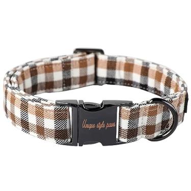 Imagem de Unique style paws Coleira de cachorro com fivela de metal presente para meninos e meninas pequenos e médios