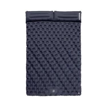 Imagem de Almofada de Dormir Inflável Dupla Ultraleve - Extra Larga para Viagens