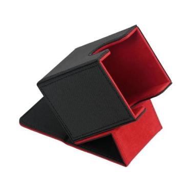 Imagem de Caixa De Armazenamento Para Cartas De Jogo TCG Em Couro PU Com Capacid