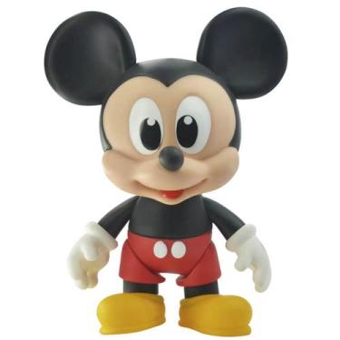 Imagem de Brinquedo Boneco Articulado de Vinil Mickey Detalhado Fofo Líder 2724 