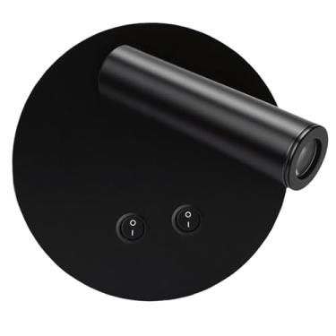 Imagem de Luocute Lâmpada de Parede Led, Luz de Ponto de Liga de Alumínio Moderna Minimalista Com Ampla Iluminação para Leitura do Quarto Decoração de Casa (GOLD)