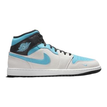 Imagem de Jordan Air 1 Mid Se - masculino (branco Summit/azul frio/antracite), Summit branco/azul frio - preto, 44