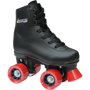 Imagem de CHICAGO Patins Rink Roller Skate - Quadriciclo Juvenil Preto - Tamanho J11