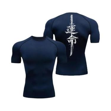 Imagem de Camiseta De Compressão Masculina De Secagem Rápida Para Fitness, 8 Cor