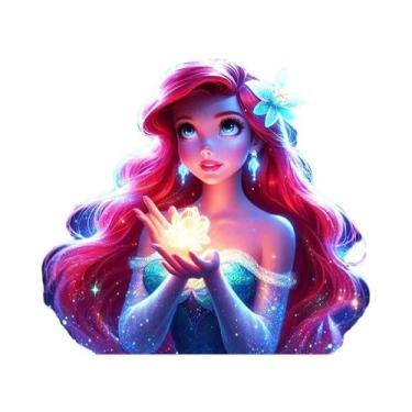 Imagem de Pintura Em Diamante 5D Da Princesa Elsa Jasmine, DIY, Bordado Com Stra