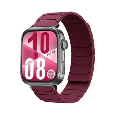 Imagem de Pulseira Substituta Magnética De Silicone Para Huawei Watch Fit 4 3 4 