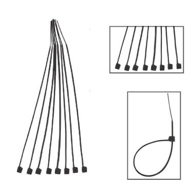 Imagem de Abraçadeira Nylon EDA 9LP - 100 unid. - Organização cabos