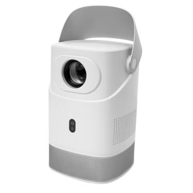 Imagem de Mini projetor, 13.000 lúmens 4K 1080p, WiFi 6 e Bluetooth, correção automática de Keystone, tela de 152-305 cm, portátil para cinema em casa