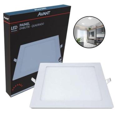 Imagem de Painel De LED Bivolt 18W Pop Embutir Quadrado 4000K Avant