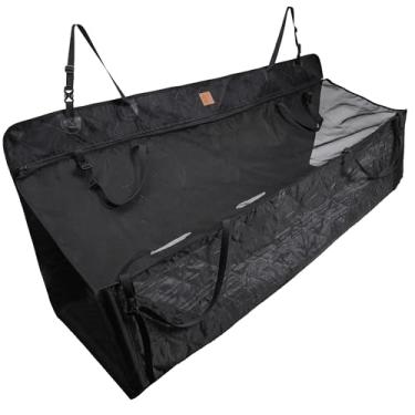 Imagem de Capa de assento de carro para cães, protetor de túnel de assento de carro de animal de estimação de 5 cm, tapete protetor para assento traseiro de veículo, capa de banco impermeável para animais de