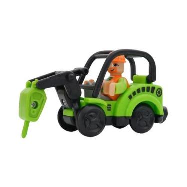 Imagem de Conjunto De Brinquedos De Trem De Madeira Com Simulação De Cena De Lav