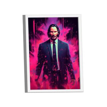 Imagem de Quadro John Wick Purple -- Br Artes