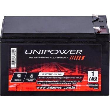 Imagem de Bateria Estacionária 12v 7ah Unipower