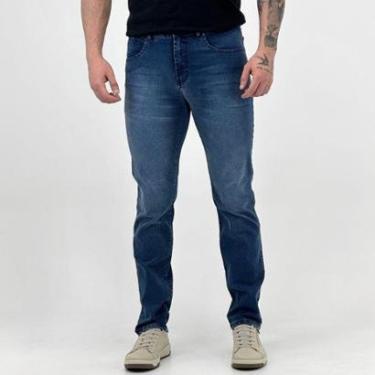 Imagem de Calça Pierre Cardin Clássica Jeans Masculina-Masculino
