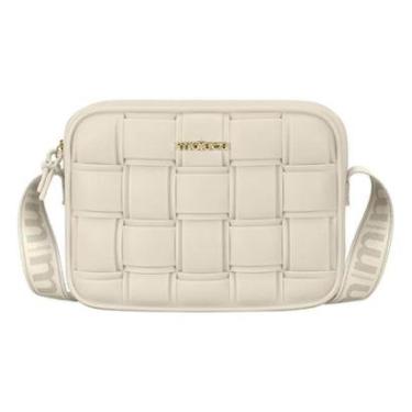 Imagem de Bolsa Feminina Moleca Tiracolo Tramada Alça Gorgurão-Feminino