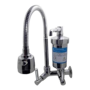 Imagem de Torneira Gourmet Com Filtro Cozinha Luxo Parede 1/4 De Volta - Metais 