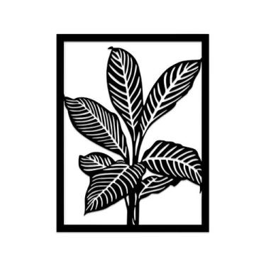 Imagem de Quadro Alto Relevo Fundo 28X22 Sala E Quarto Plantas - JABB
