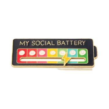 Imagem de Broche De Moda Para Fim De Semana Com Design De Toca-discos, Alfinete 