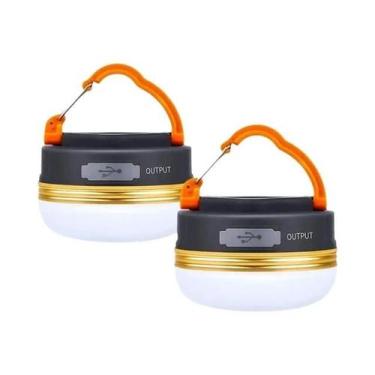 Imagem de Lanterna LED De Camping Com Carregamento USB, Magnética E Multifuncion