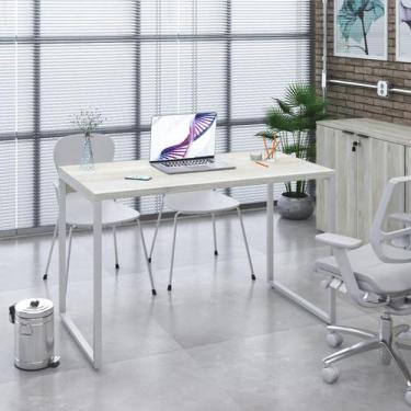 Imagem de Mesa de Escritorio Office Kuadra 120cm Est.Branca - Metalig