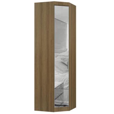Imagem de Modulo Guarda Roupa Canto Paris 1 Porta Com Espelho Avela