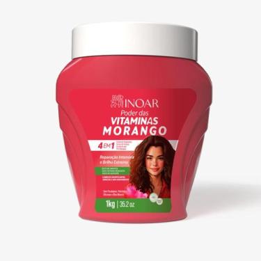 Imagem de Inoar creme poder das vitaminas morango 1kg