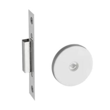 Imagem de Fechadura porta trava tetra redonda ix 1000 br pado branco