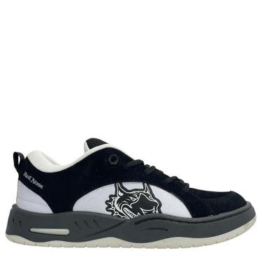Imagem de Tênis Masculino Red Nose Preto e Branco Skatista Casual RNVM900-Masculino