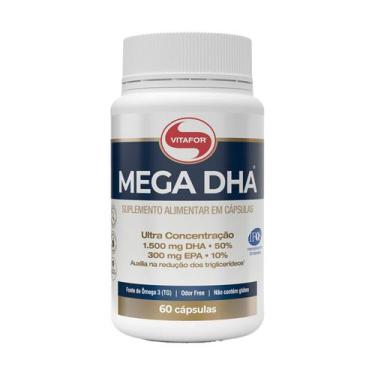 Imagem de Mega DHA Ômega 3 Concentrado em DHA 60 Cápsulas Vitafor